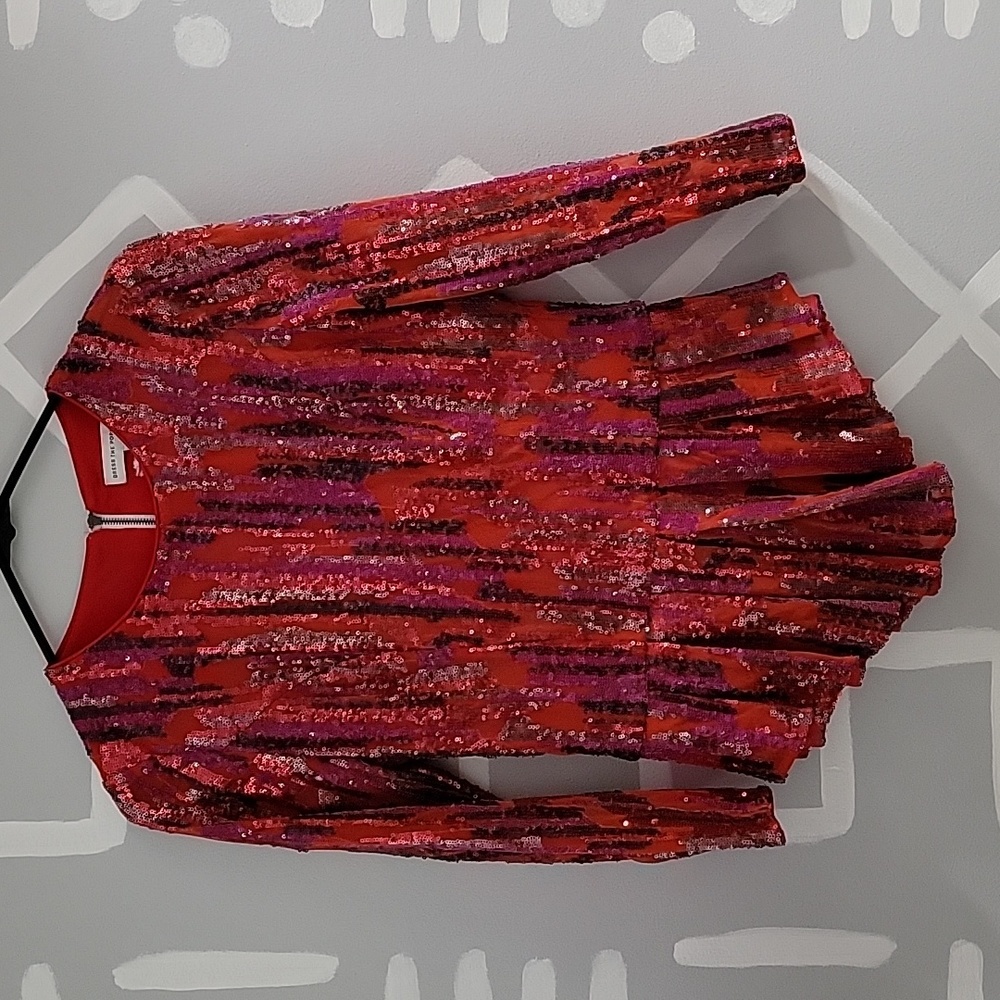 Dress the Population Sequin Top